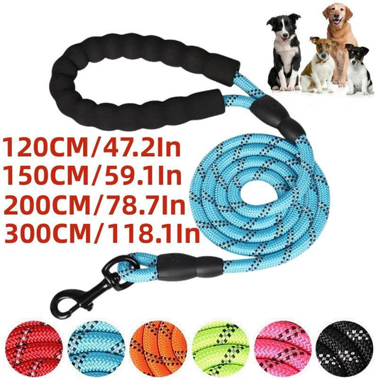 Soft Handle Strong Dog Leash - Reinforced for All Sizes - Click