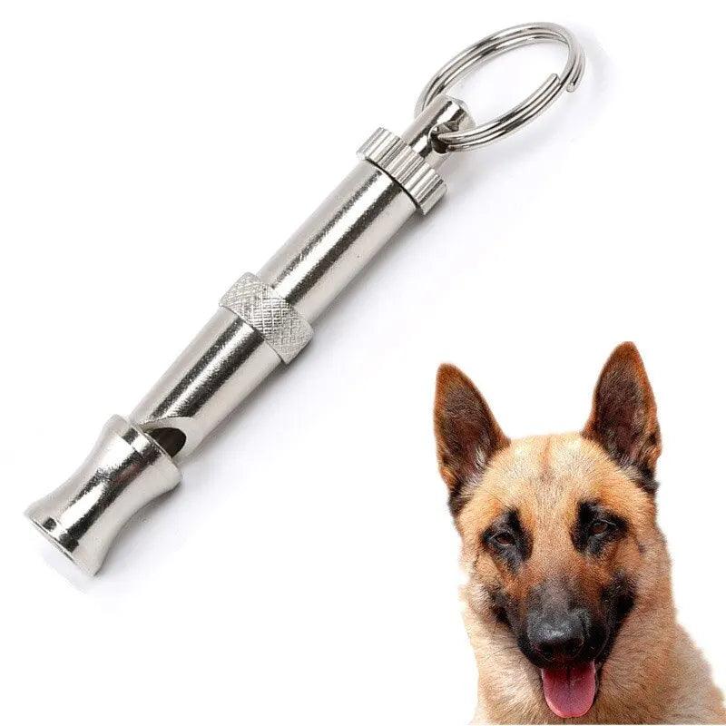 Adjustable Pitch Stainless Steel Ultrasonic Dog Training Whistle - Click