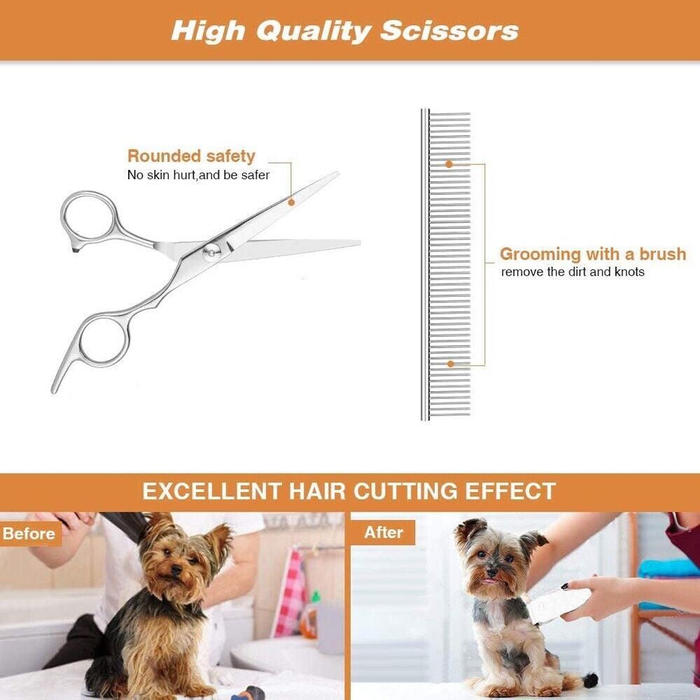 Professional Electric Pet Clipper for Thick Fur - Grooming Set - Click