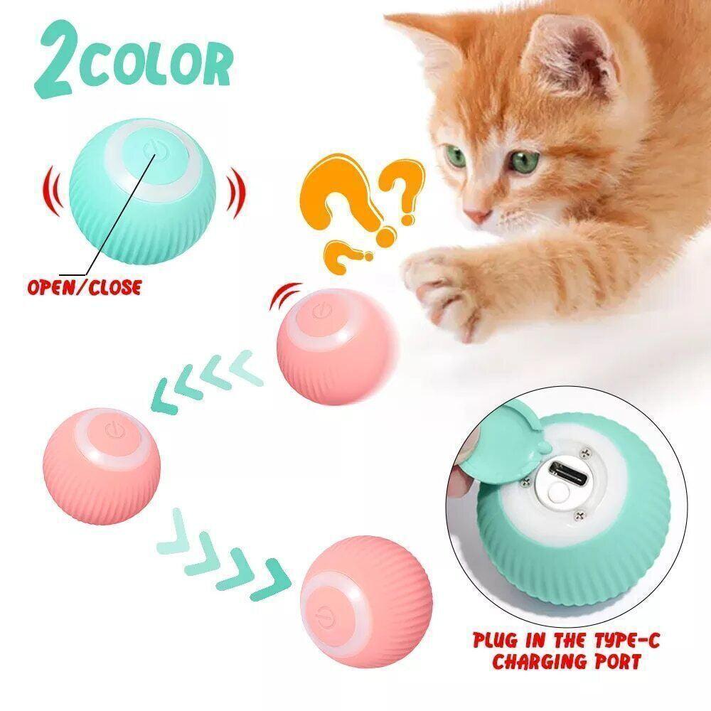 Smart Rolling Ball Toy: Electric Automatic Pet Entertainment - Click